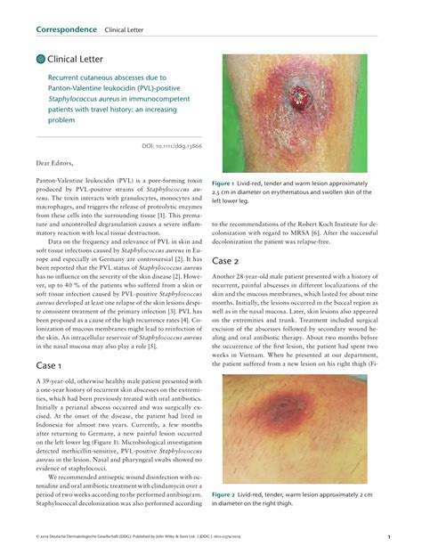 pvl staph aureus ärzteblatt